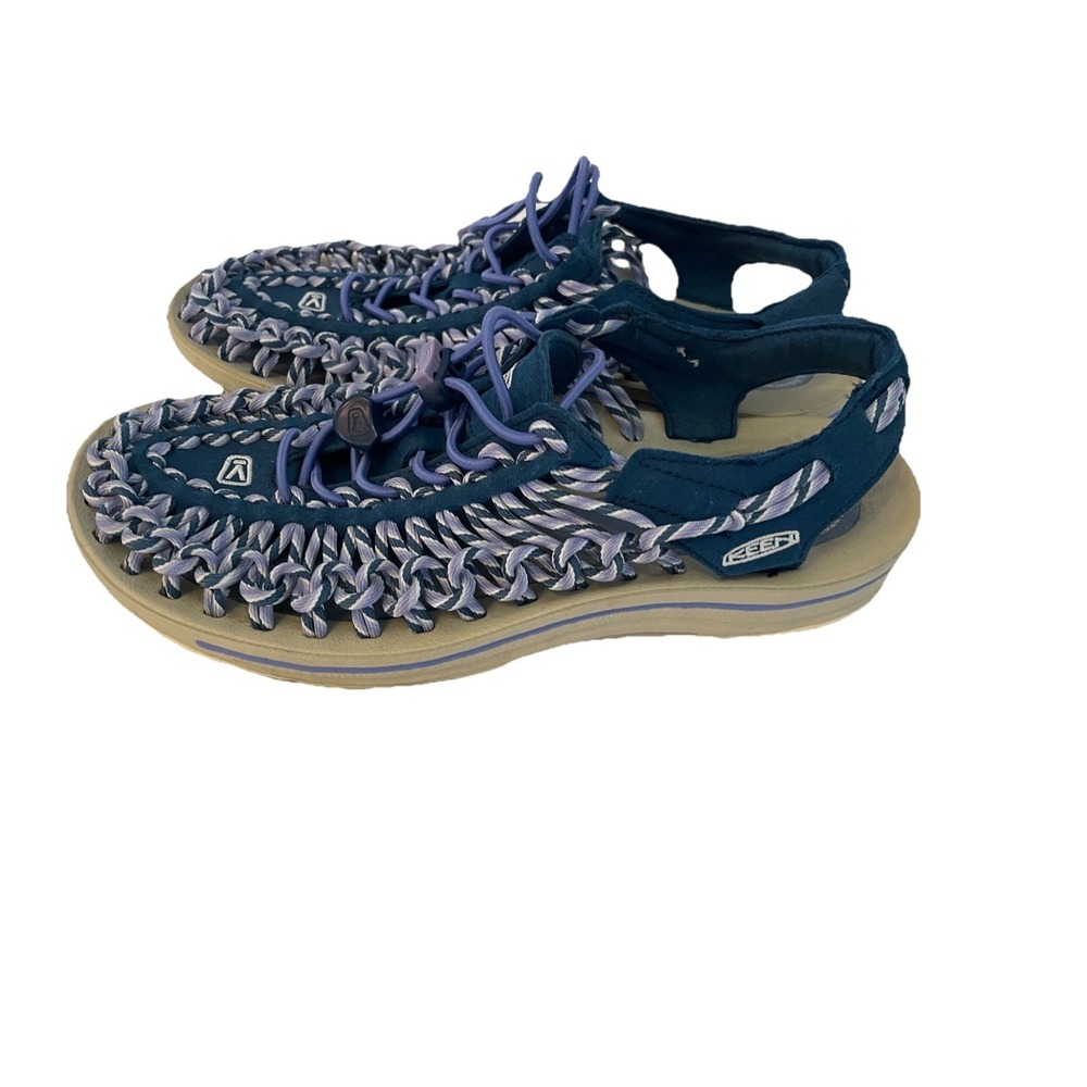 Keen Uneek Poseidon blue Purple Braided Cord Outdoor Sandals Womens 7 EU 37.5 - Picture 2 of 8